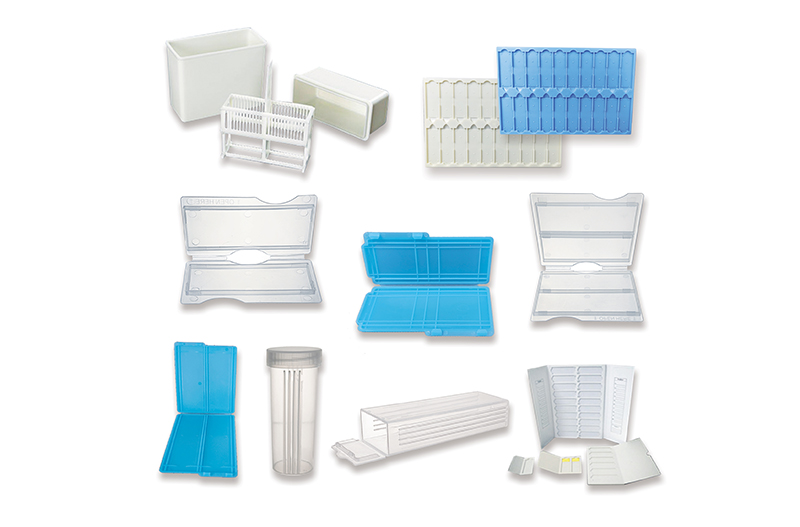 Plastic slide mailer/Plastic slide storage box